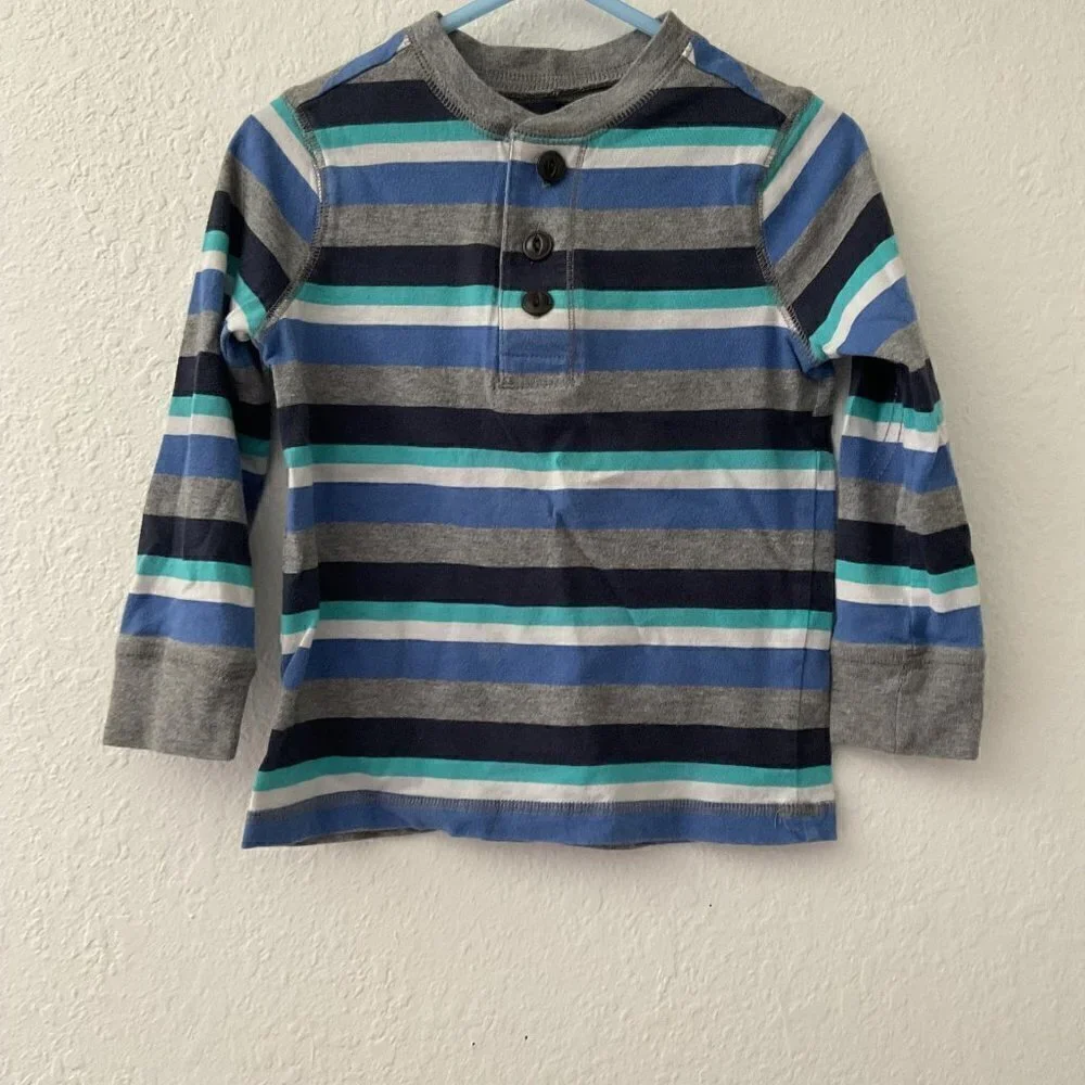 OSHKOSH B'GOSH  LONG SLEEVE STRIPED SHIRT